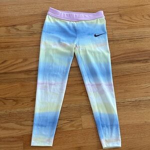 Nike Kids Pastel Tie-Dye Leggings Size L